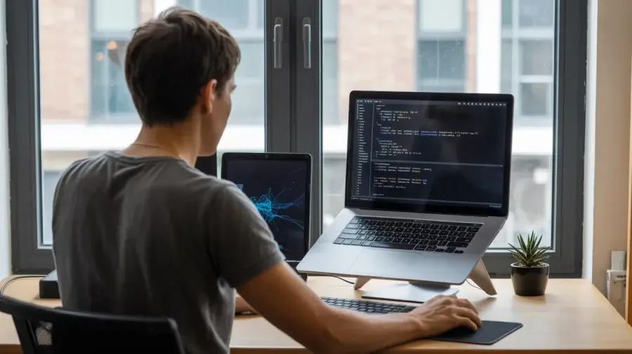 praca przy komputerze